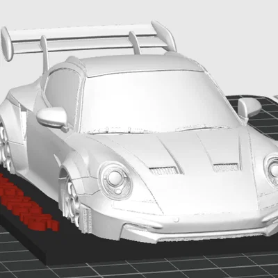 Mô hình Porsche 911 GT3 RS 3D - Tác phẩm trưng bày đẳng cấp