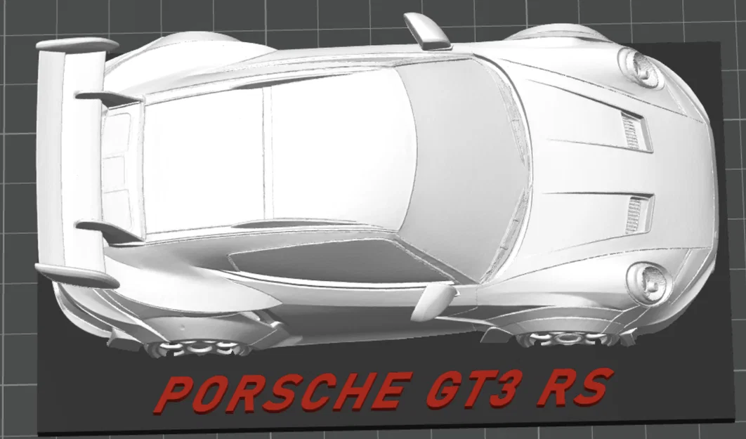 Mô hình Porsche 911 GT3 RS 3D - Tác phẩm trưng bày đẳng cấp - Image 3