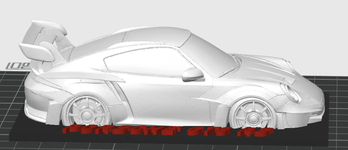 Mô hình Porsche 911 GT3 RS 3D - Tác phẩm trưng bày đẳng cấp - Image 4