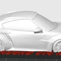 Mô hình Porsche 911 GT3 RS 3D - Tác phẩm trưng bày đẳng cấp - Thumbnail 4