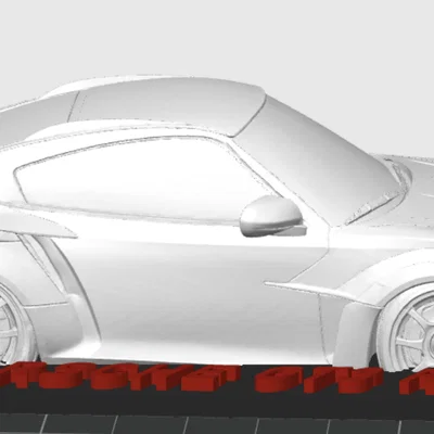 Mô hình Porsche 911 GT3 RS 3D - Tác phẩm trưng bày đẳng cấp