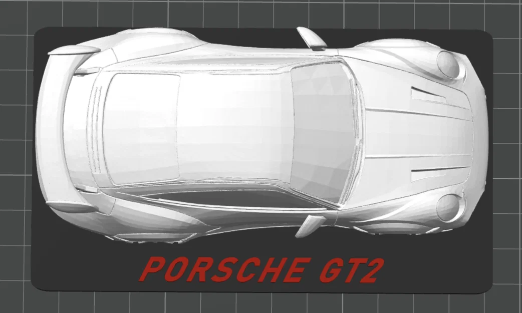 Mô hình Porsche 911 GT2 in 3D tinh xảo để bàn - Image 2