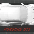Mô hình Porsche 911 GT2 in 3D tinh xảo để bàn - Thumbnail 2