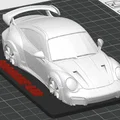 Mô hình Porsche 911 GT2 in 3D tinh xảo để bàn - Thumbnail 4