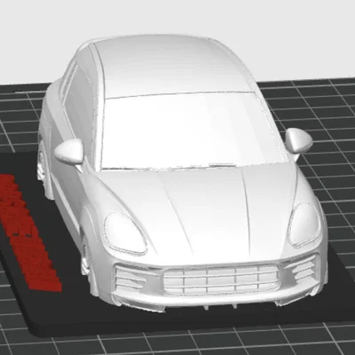 Mô hình trưng bày 3D Porsche Macan sang trọng cho người đam mê xe