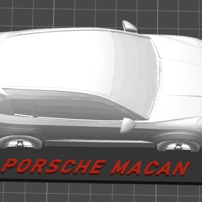 Mô hình trưng bày 3D Porsche Macan sang trọng cho người đam mê xe
