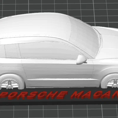 Mô hình trưng bày 3D Porsche Macan sang trọng cho người đam mê xe
