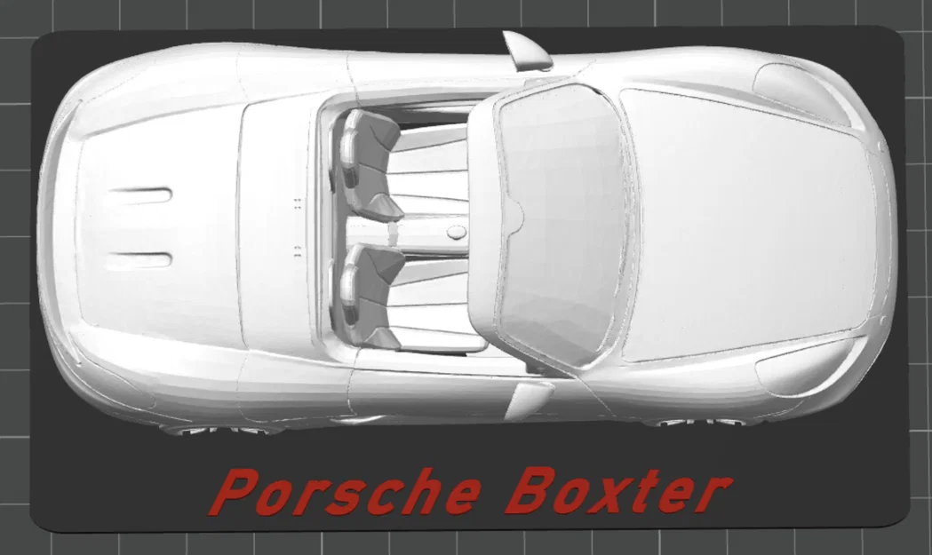 Mô hình trưng bày xe Porsche Boxster in 3D cực chi tiết - Image 3