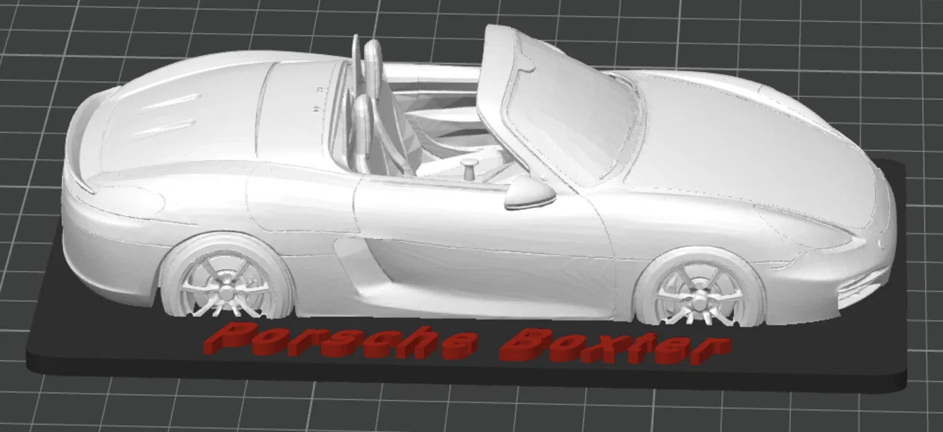 Mô hình trưng bày xe Porsche Boxster in 3D cực chi tiết - Image 4