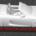 Mô hình trưng bày xe Porsche Boxster in 3D cực chi tiết - Thumbnail 4