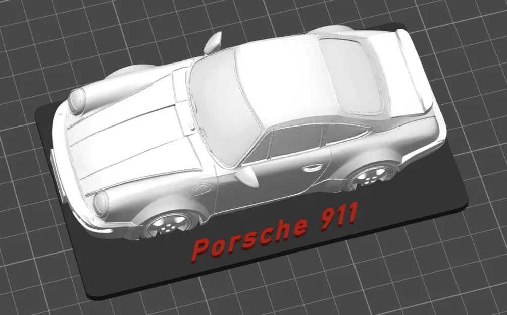 Mô hình xe Porsche 911 trưng bày in 3D cực đẹp và chi tiết - Image 3