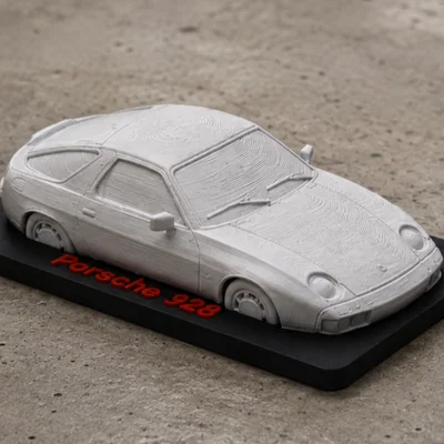 Mô hình trưng bày Porsche 928 in 3D độc đáo cho người yêu xe