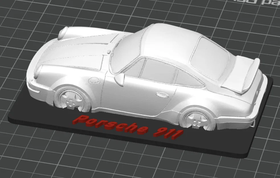 Mô hình xe Porsche 911 trưng bày in 3D cực đẹp và chi tiết - Image 4