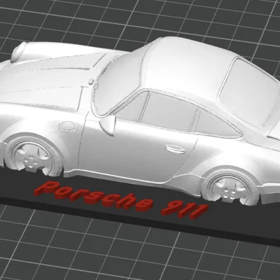 Mô hình xe Porsche 911 trưng bày in 3D cực đẹp và chi tiết