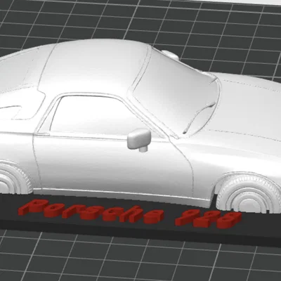 Mô hình trưng bày Porsche 928 in 3D độc đáo cho người yêu xe