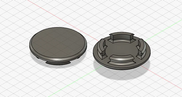 Nắp che lỗ ốp cửa VW OEM (Blindstopfen) in 3D cho xe cổ - Image 1