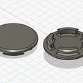 Nắp che lỗ ốp cửa VW OEM (Blindstopfen) in 3D cho xe cổ - Thumbnail 1