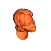 Tượng đầu nữ giới phong cách cổ điển - Mô hình 3D nghệ thuật - Image 1