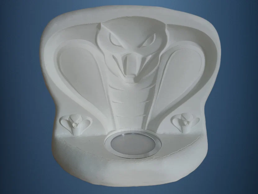 Đèn 3D Hình Rắn Hổ Mang Low Poly - Image 1