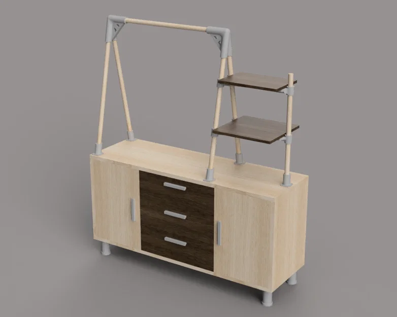 Giá treo quần áo gắn tủ IKEA - Image 1