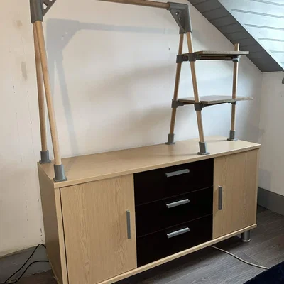 Giá treo quần áo gắn tủ IKEA