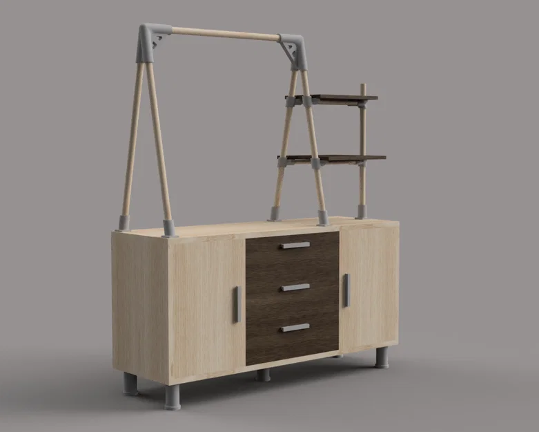 Giá treo quần áo gắn tủ IKEA - Image 4