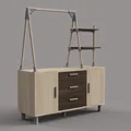 Giá treo quần áo gắn tủ IKEA - Thumbnail 4