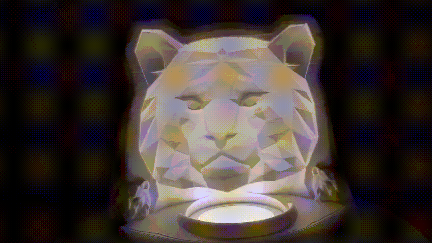 Đèn Hổ 3D Low Poly - Ảo Ảnh Thị Giác Độc Đáo - Image 2