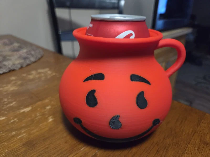 Giá đỡ lon (Can Koozie) - Phong cách Kool-Aid Man - Image 1