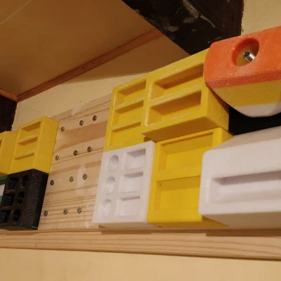 Hệ thống Hangboard lắp ghép tập sức mạnh ngón tay cho người leo núi