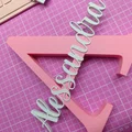 Chữ cái 3D cá nhân hóa tên Alessandra - Thumbnail 2