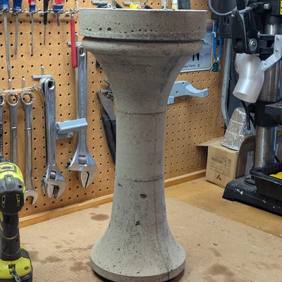 Khuôn Đúc Cột Trụ Bồn Tắm Chim (Bird Bath Pillar)