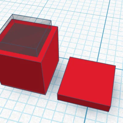 Mẫu Hộp Đa Năng Hình Khối (Box Cube) Đơn Giản Dễ In 3D