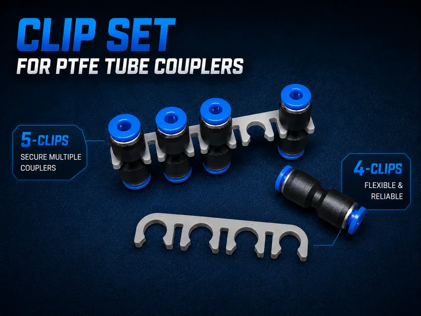 Bộ kẹp cho đầu nối ống PTFE thông dụng - Image 1