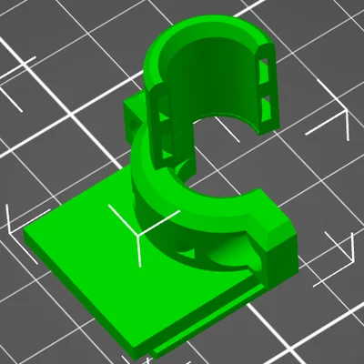 Nắp che dây cáp Extruder Einsy lớn có hỗ trợ đi dây rút