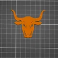 Mô hình đầu bò tót (Bull's Head) dùng trang trí và làm móc khóa - Thumbnail 1