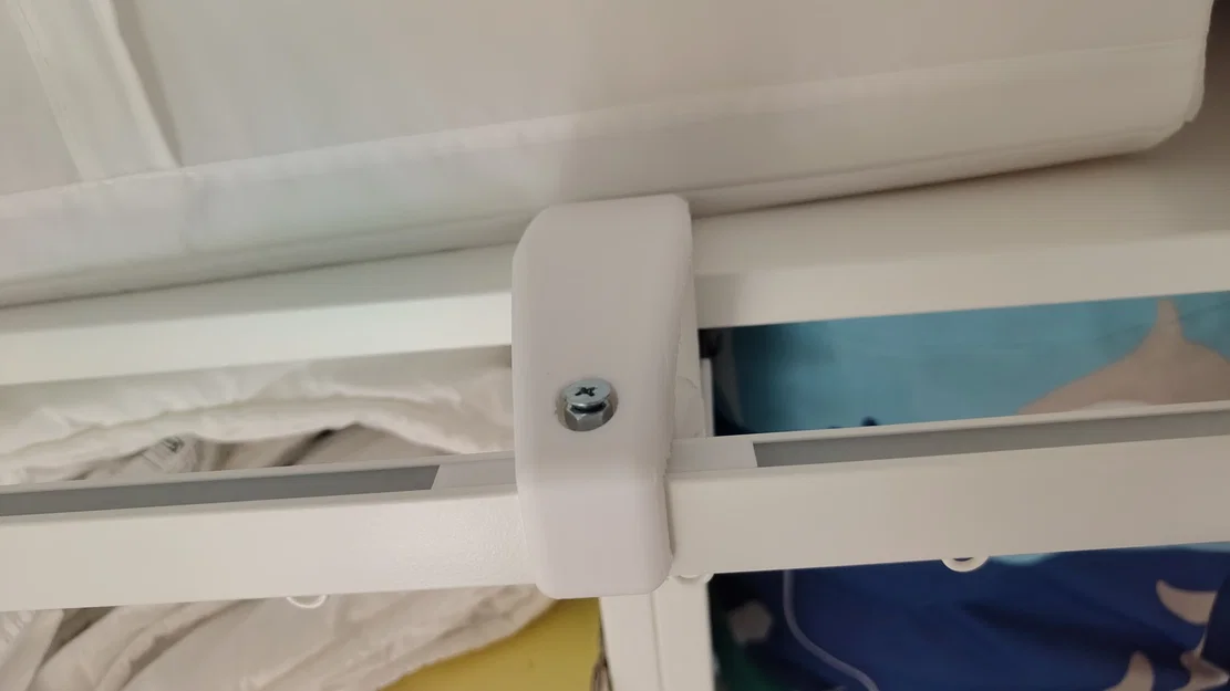 Đầu nối thanh rèm Vidga cho tủ quần áo Ikea Pax - Image 3