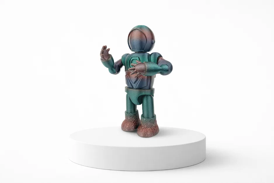 Space Astro Traveler - Mô hình phi hành gia in 3D có khớp nối - Image 1