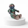 Space Astro Traveler - Mô hình phi hành gia in 3D có khớp nối - Thumbnail 2