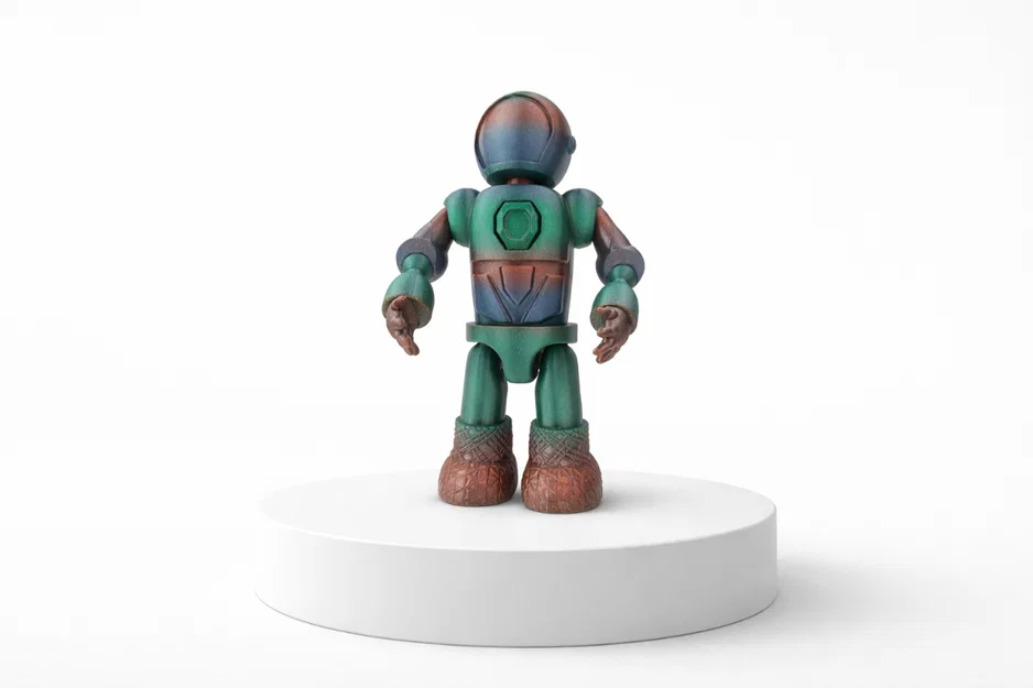 Space Astro Traveler - Mô hình phi hành gia in 3D có khớp nối - Image 3