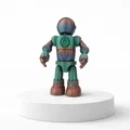 Space Astro Traveler - Mô hình phi hành gia in 3D có khớp nối - Thumbnail 3