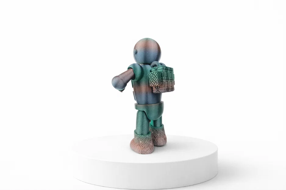 Space Astro Traveler - Mô hình phi hành gia in 3D có khớp nối - Image 5