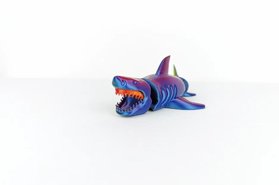 Mô hình Cá Mập Khớp Nối - Flexi Sea Shark (File STL in 3D) - Image 1