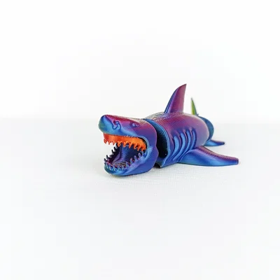 Mô hình Cá Mập Khớp Nối - Flexi Sea Shark (File STL in 3D)