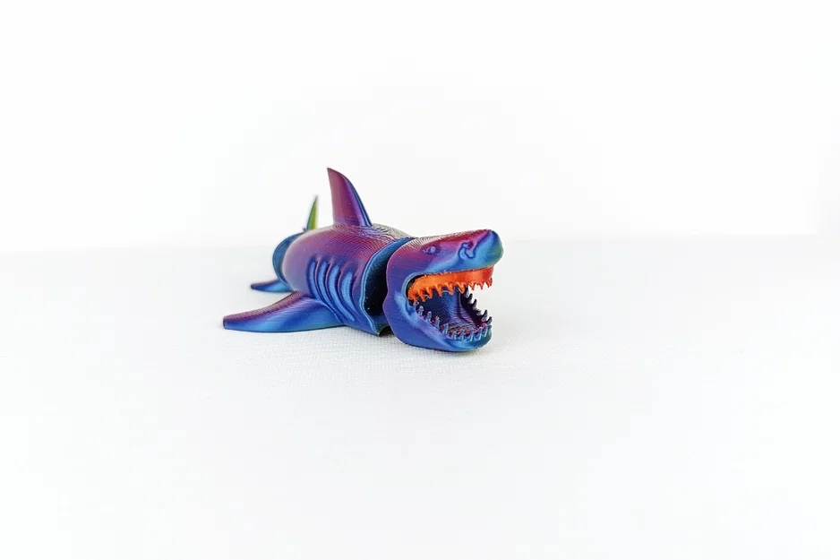 Mô hình Cá Mập Khớp Nối - Flexi Sea Shark (File STL in 3D) - Image 3