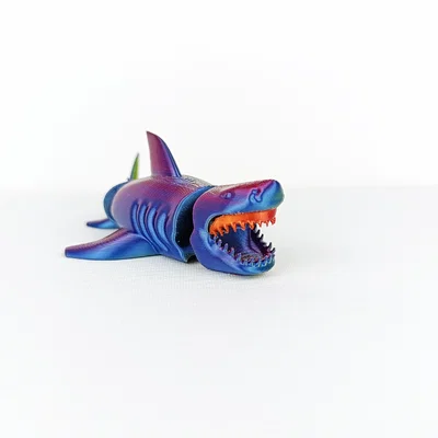 Mô hình Cá Mập Khớp Nối - Flexi Sea Shark (File STL in 3D)