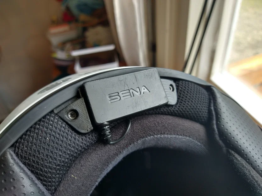 Ngàm gắn pin Sena SMH10R / 10R cho nắp đậy Smart HJC - Image 1