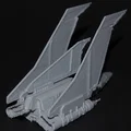 Mô hình Tàu chiến Star Wars Omicron-class Attack Shuttle - Thumbnail 8