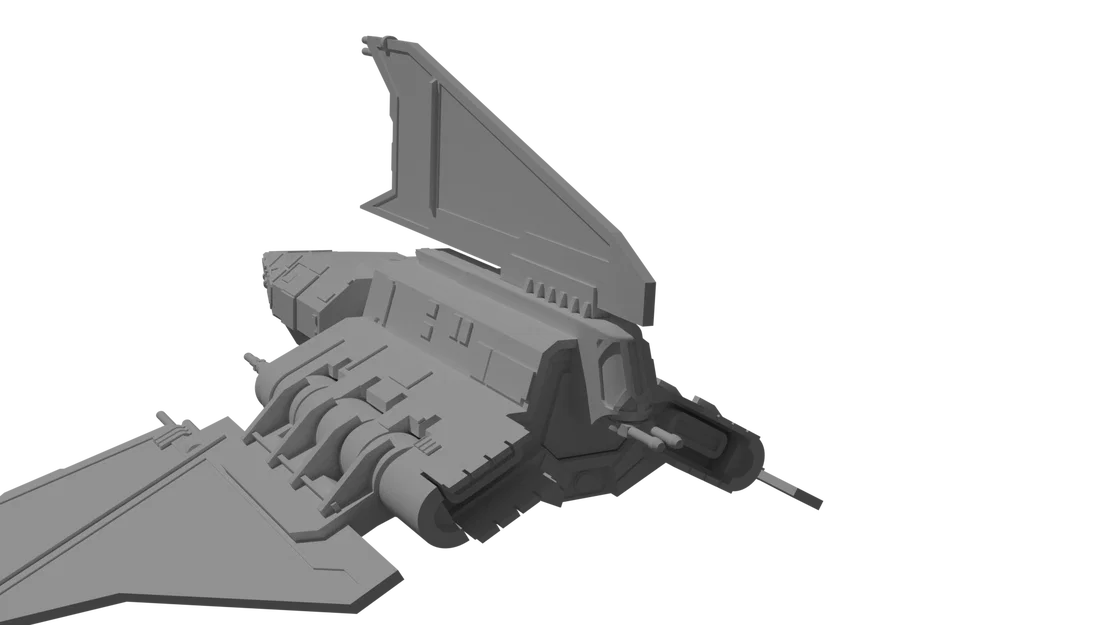 Mô hình Tàu chiến Star Wars Omicron-class Attack Shuttle - Image 12