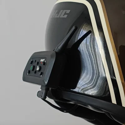 Ngàm gắn EJEAS V6 Pro+ cho mũ bảo hiểm HJC